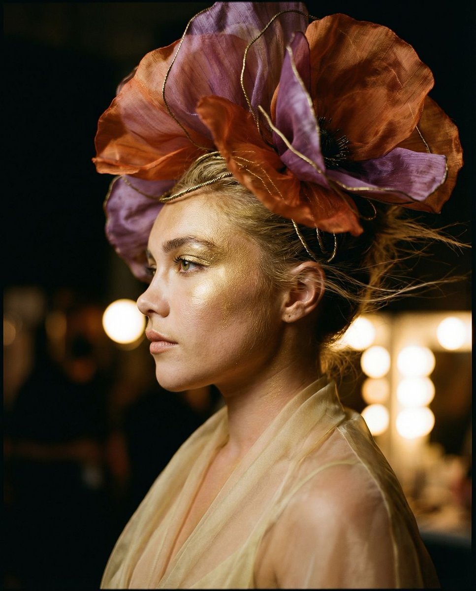 The Gilded Botanical Secret: Avant-Garde Portraiture — example 1