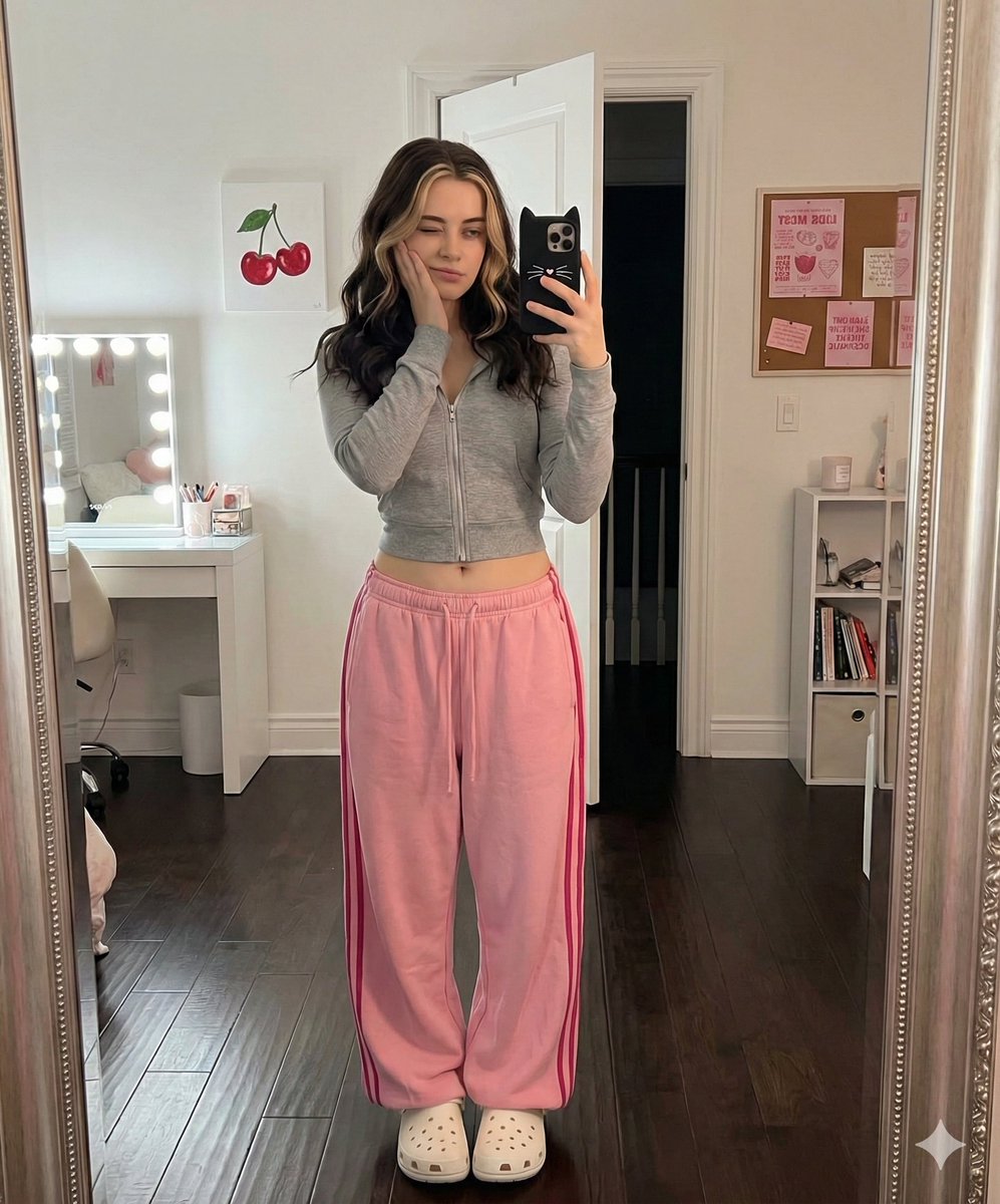 Y2K Aesthetic Mirror Selfie Prompt — example 1