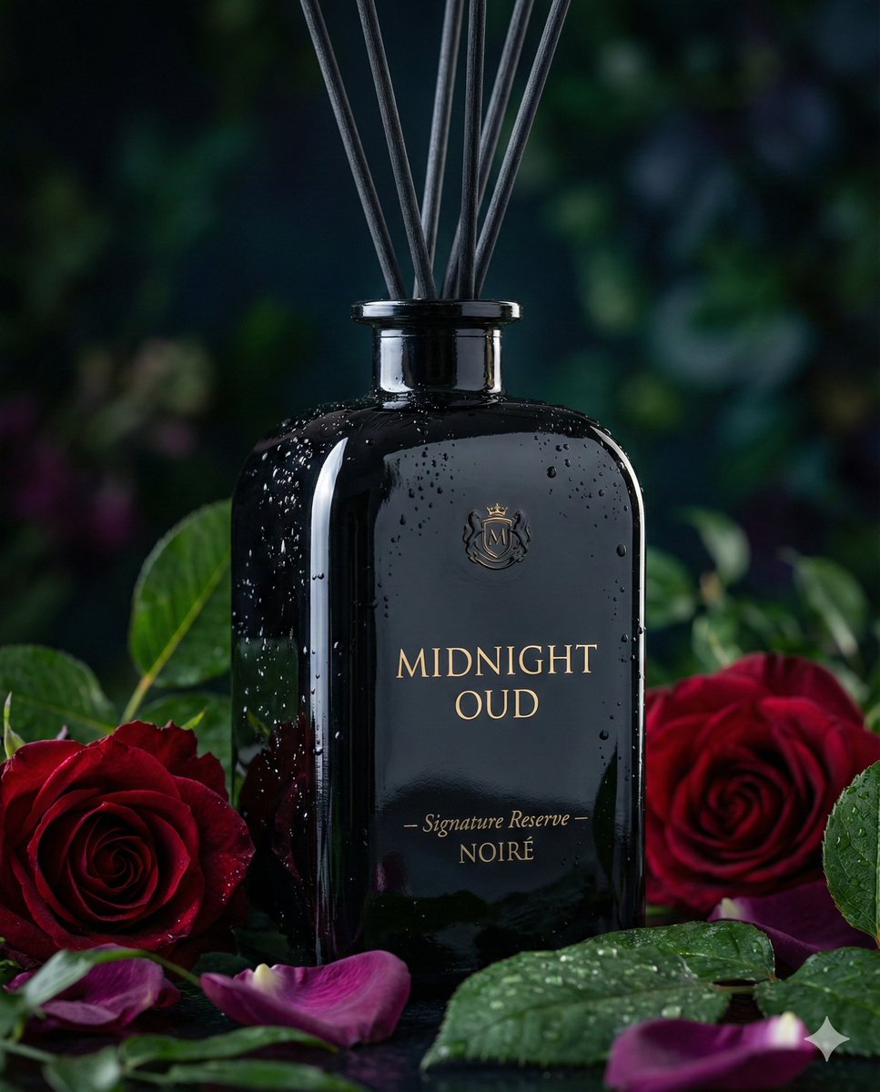 Luxury Reed Diffuser Product Photography Prompt — example 1