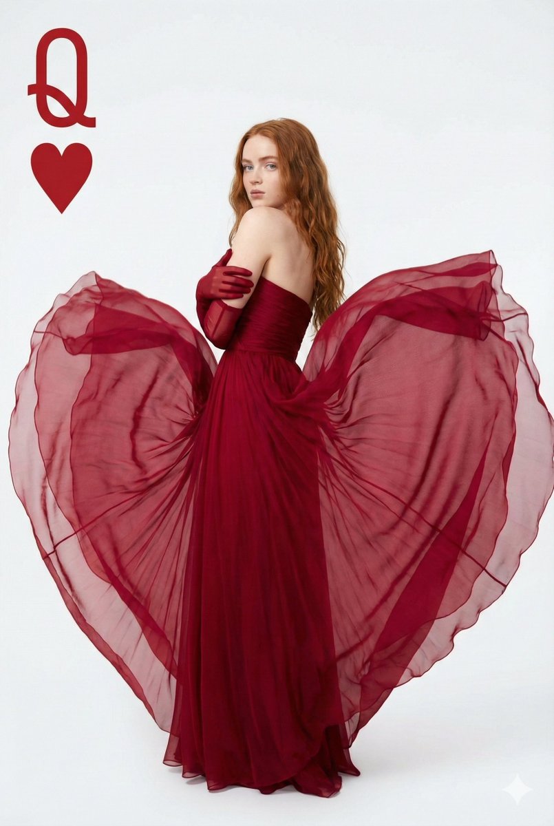 Sadia Sink Queen of Hearts Fashion Portrait — example 1