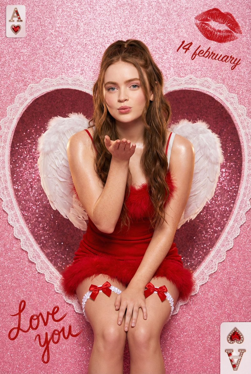 Valentine Angel Heart Glamour Editorial — example 2