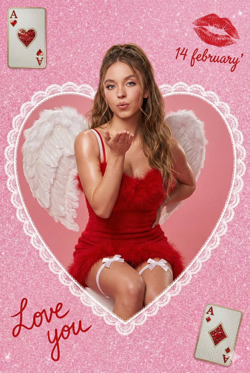 Valentine Angel Heart Glamour Editorial — example 3