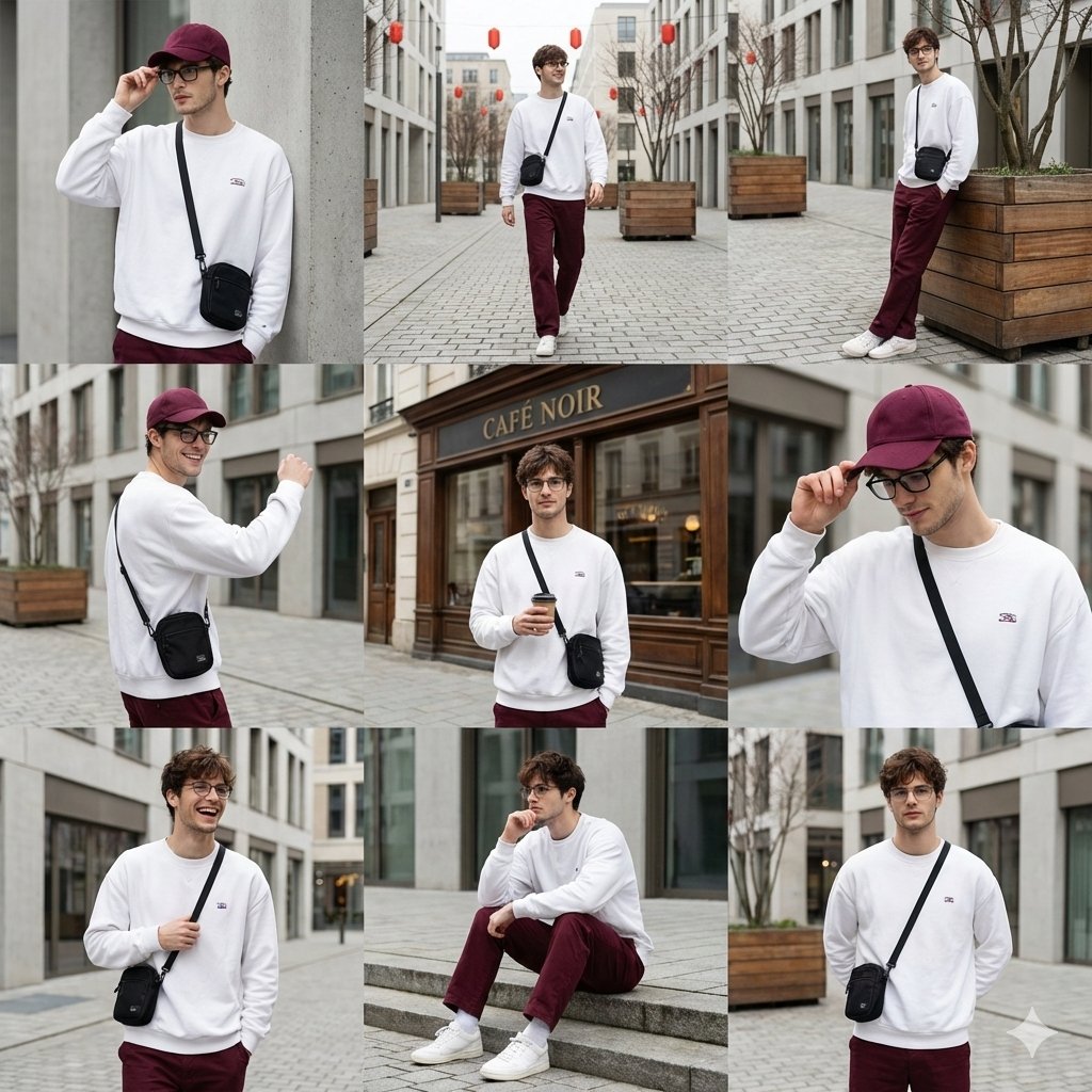 Urban Fashion Lookbook Collage — example 1