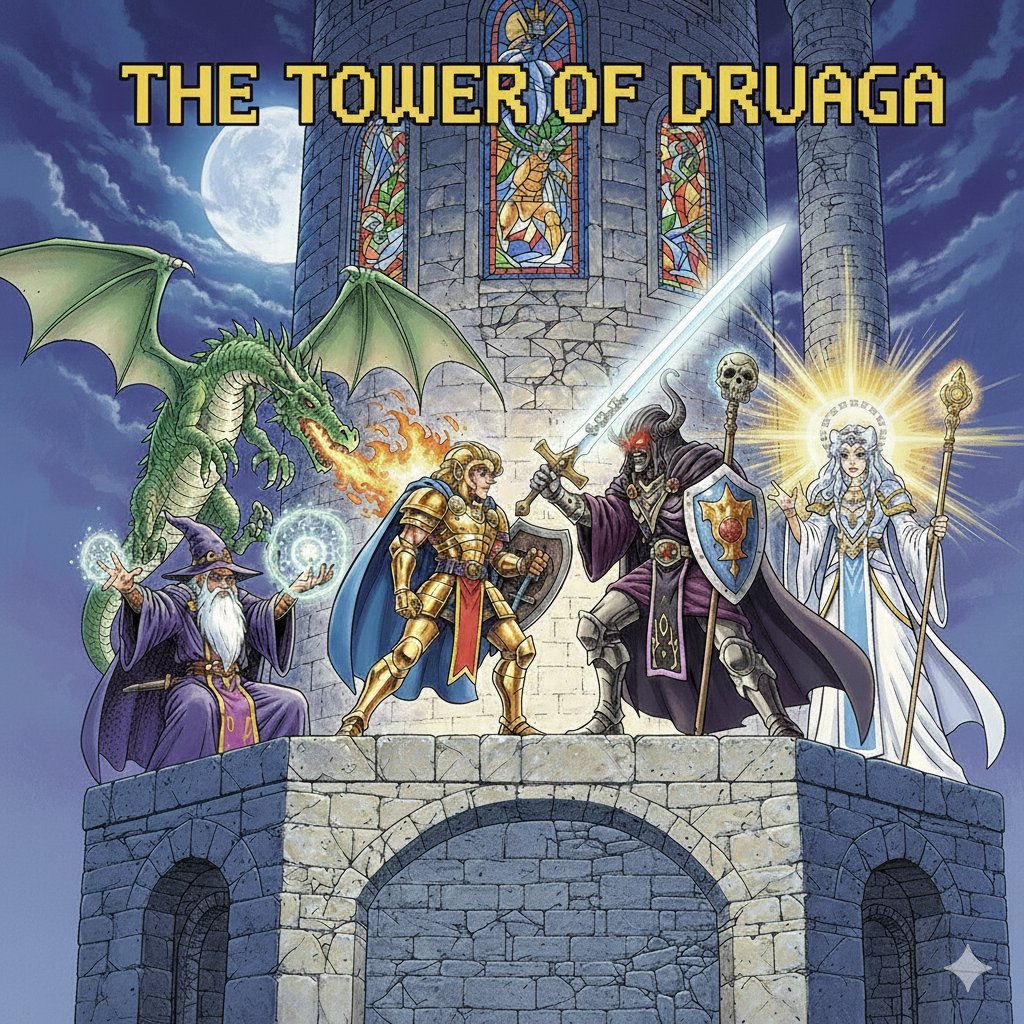 Tower of Druaga Gilgamesh vs. Druaga Prompt — example 1