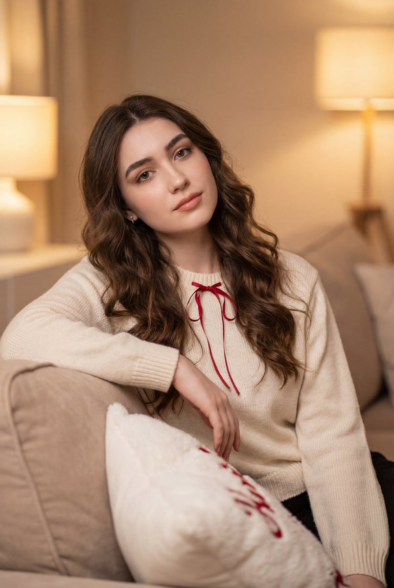 Cozy Indoor Lifestyle Portrait — example 1