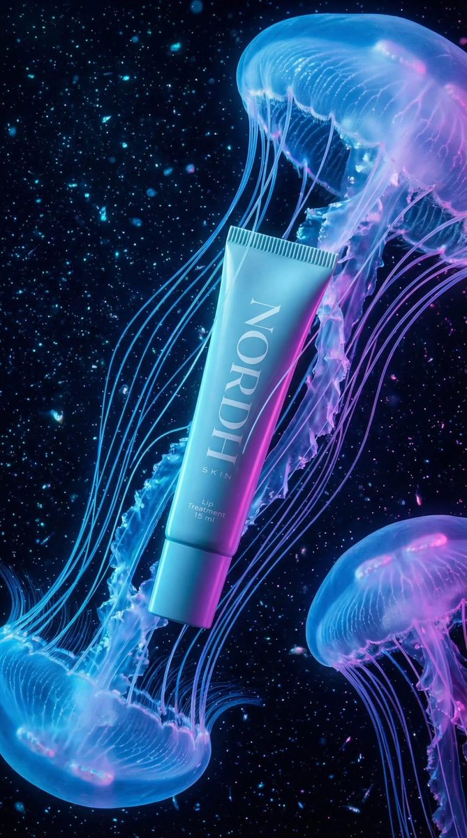 Underwater Luxury Skincare Product Ad — example 4