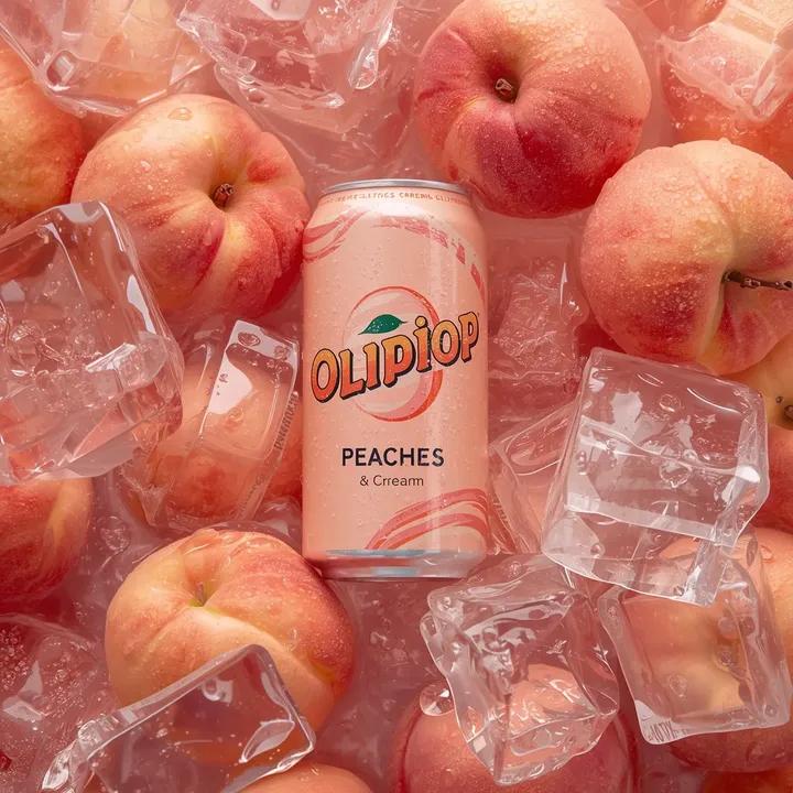 Ultra-Realistic Product Photography of OLIPOP Soda Can — example 2