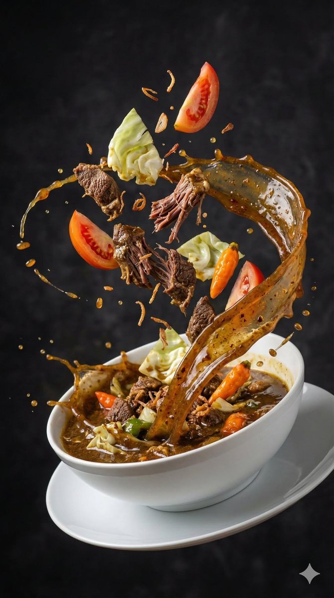 High-Speed Food Photography of Exploding Asian Soup — example 1