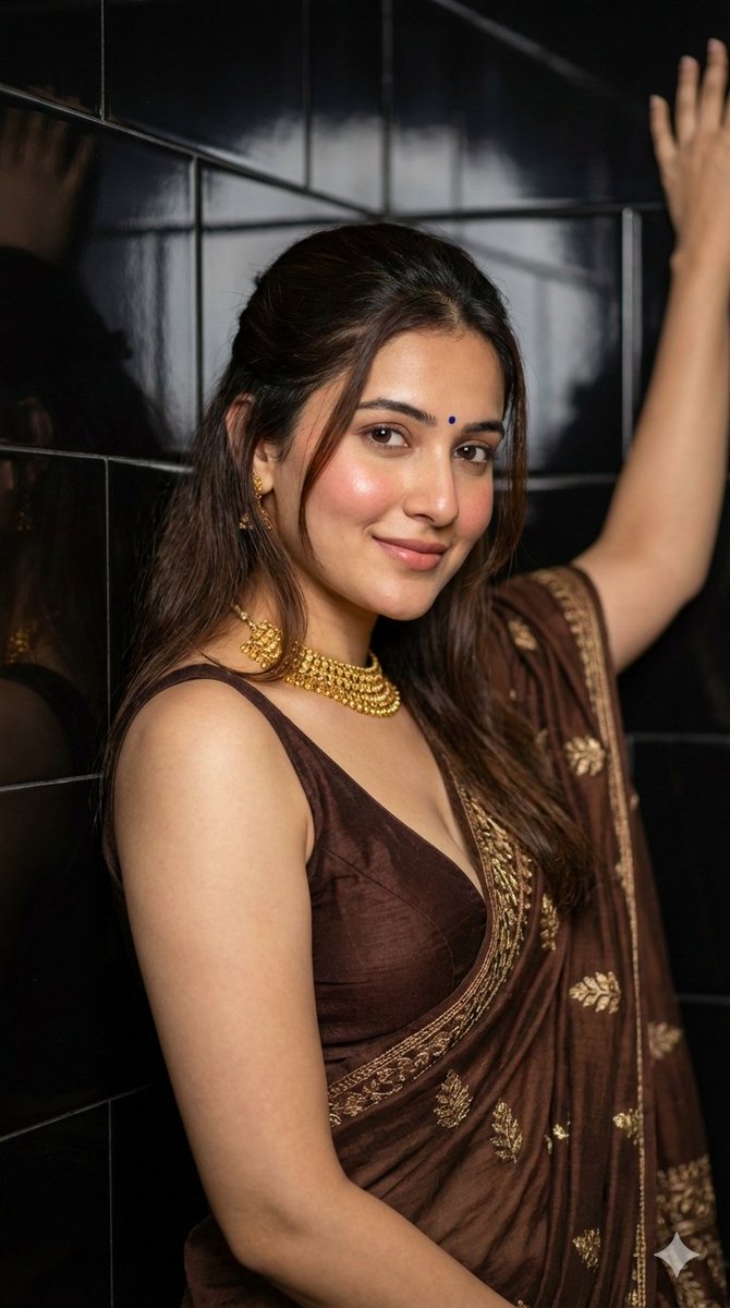 Ultra-Photorealistic Traditional Saree Portrait — example 1