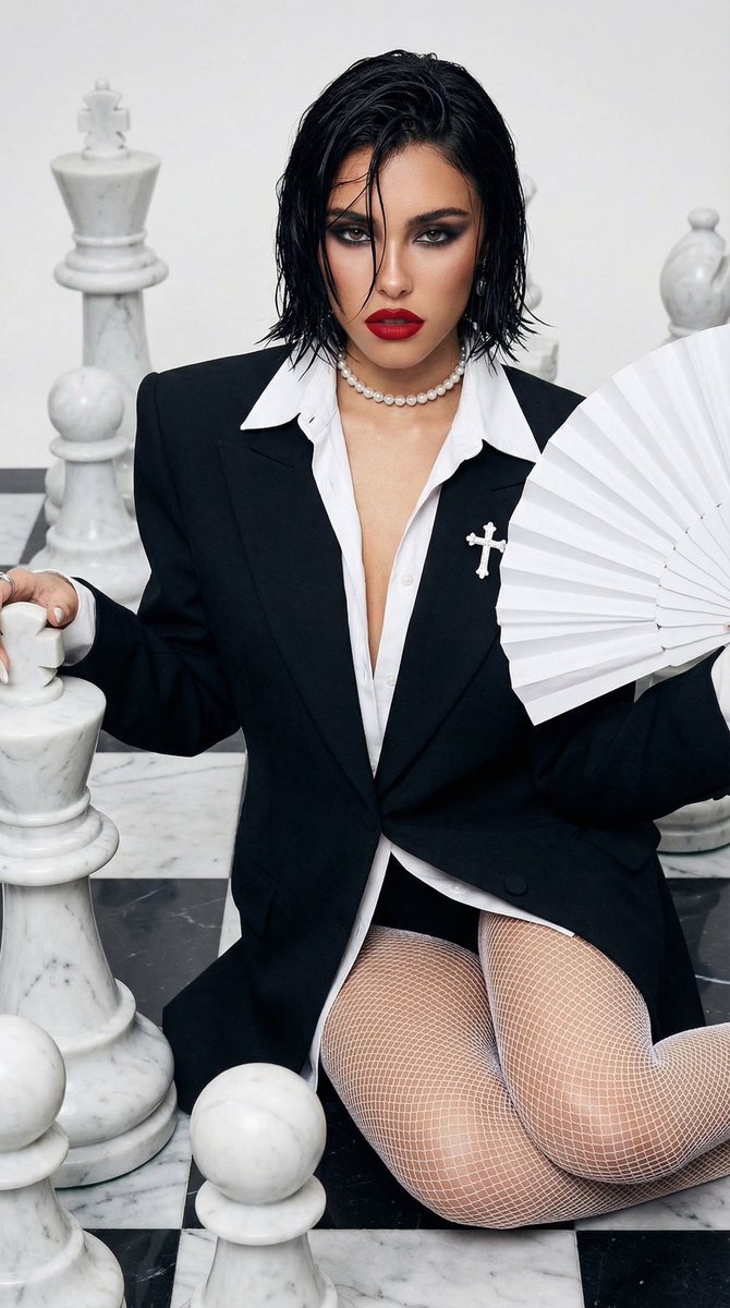 High-Fashion Chess Editorial — example 3
