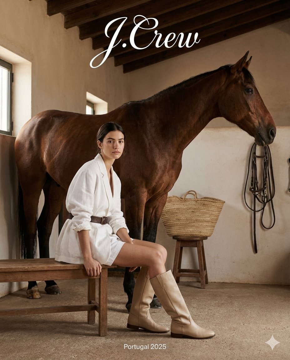 J.Crew Rustic Fashion Editorial — example 1