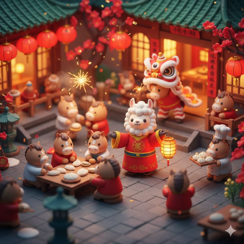 Cute Popmart Chinese New Year Llama — example 2