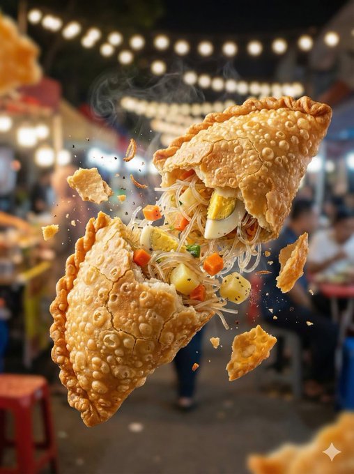 Ultra-Realistic Fried Snack Explosion Food Photography Prompt — example 1