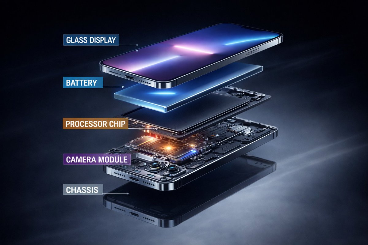Ultra-Premium Futuristic Smartphone Product Photo