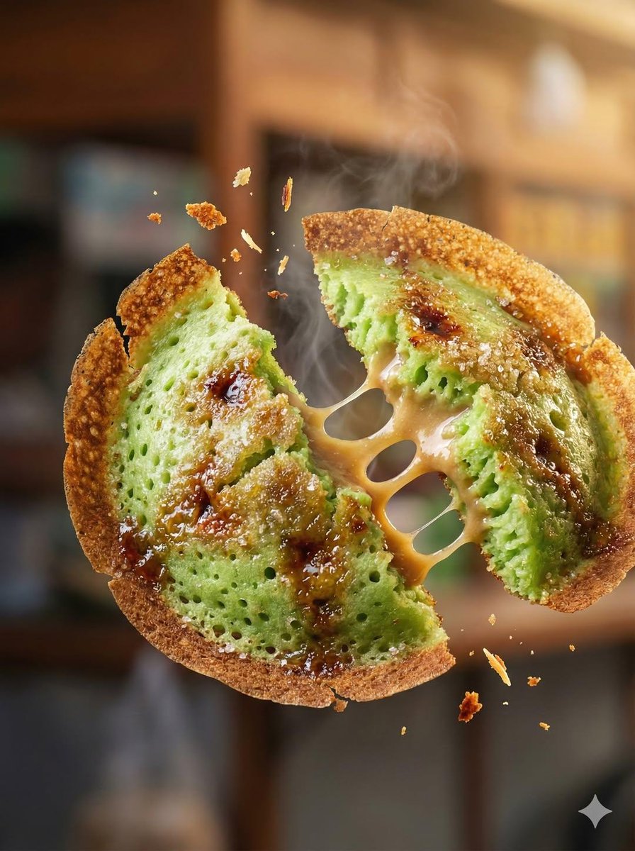 Macro Food Photography of Floating Street Food — example 2
