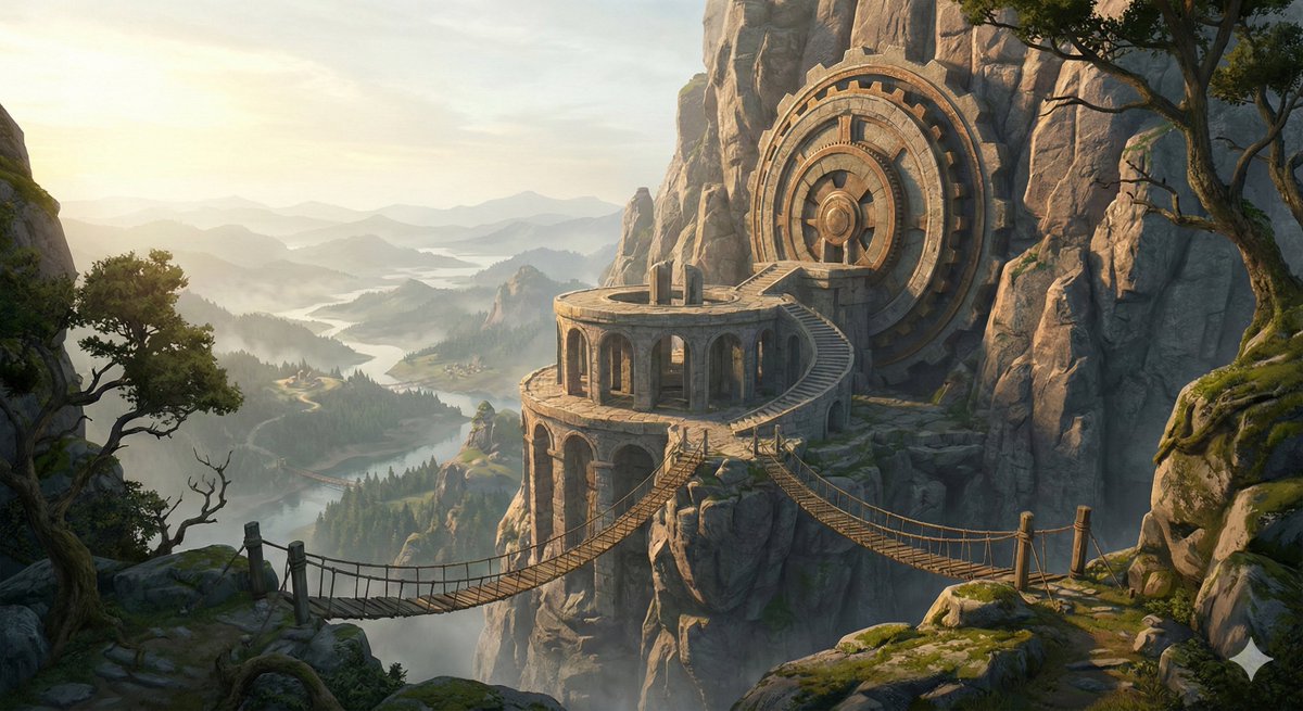Cinematic Concept Art for Ancient Astronomical Observatory — example 1