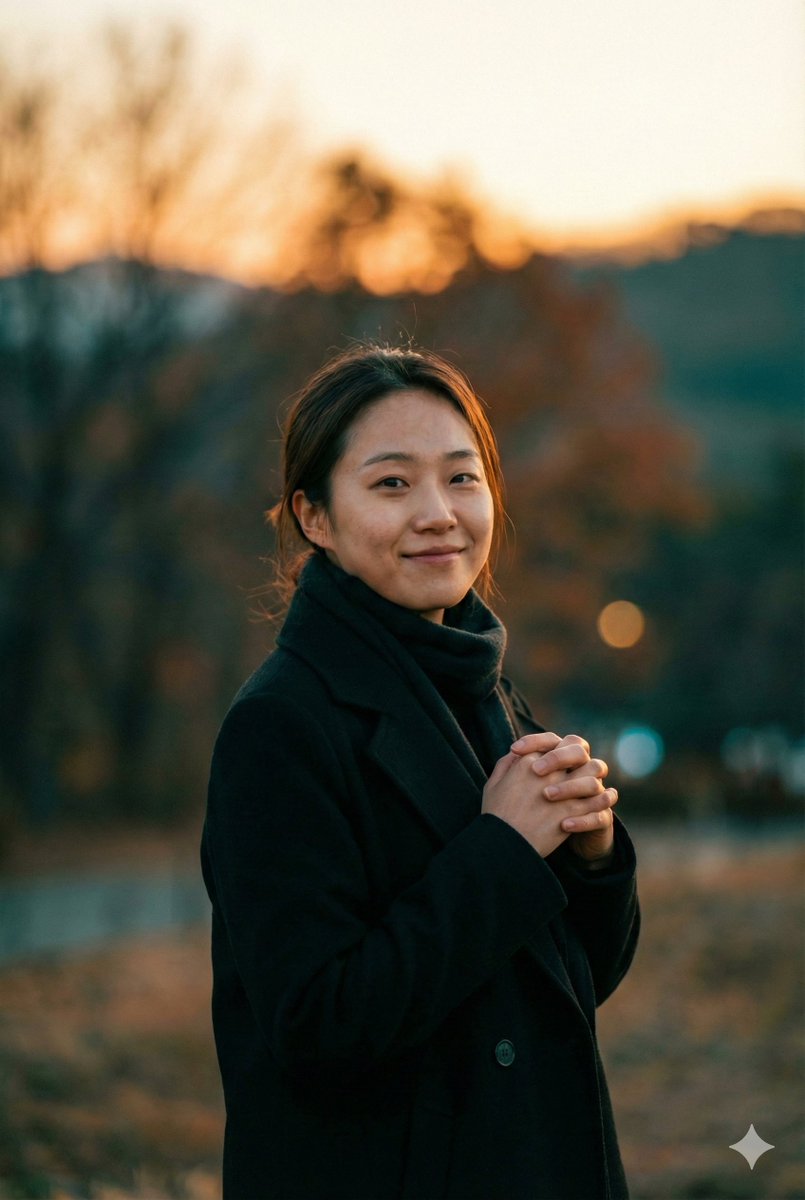 Cinematic Sunset Portrait Prompt — example 2