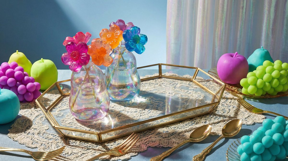 Maximalist Tabletop Arrangement Product Photography — example 4