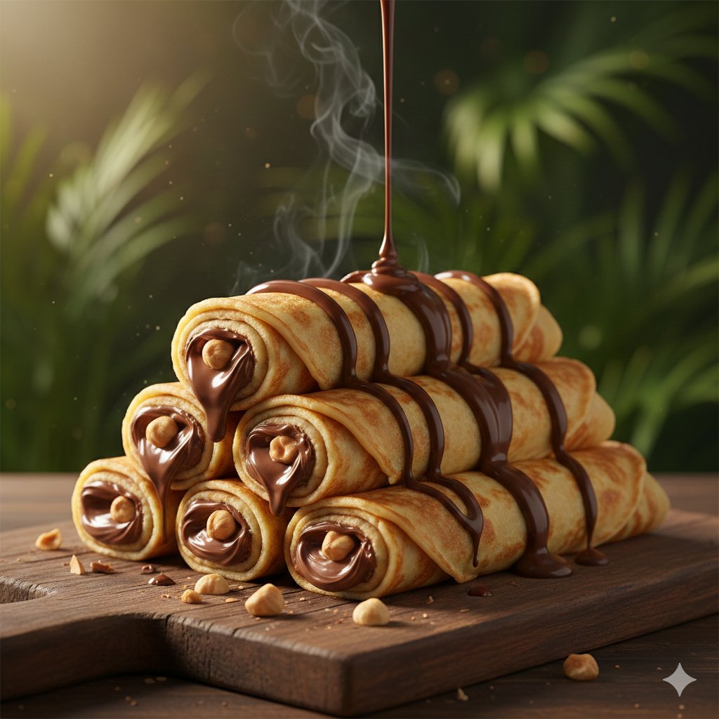 Chocolate Crepe Commercial Render Prompt (Python Class Style)