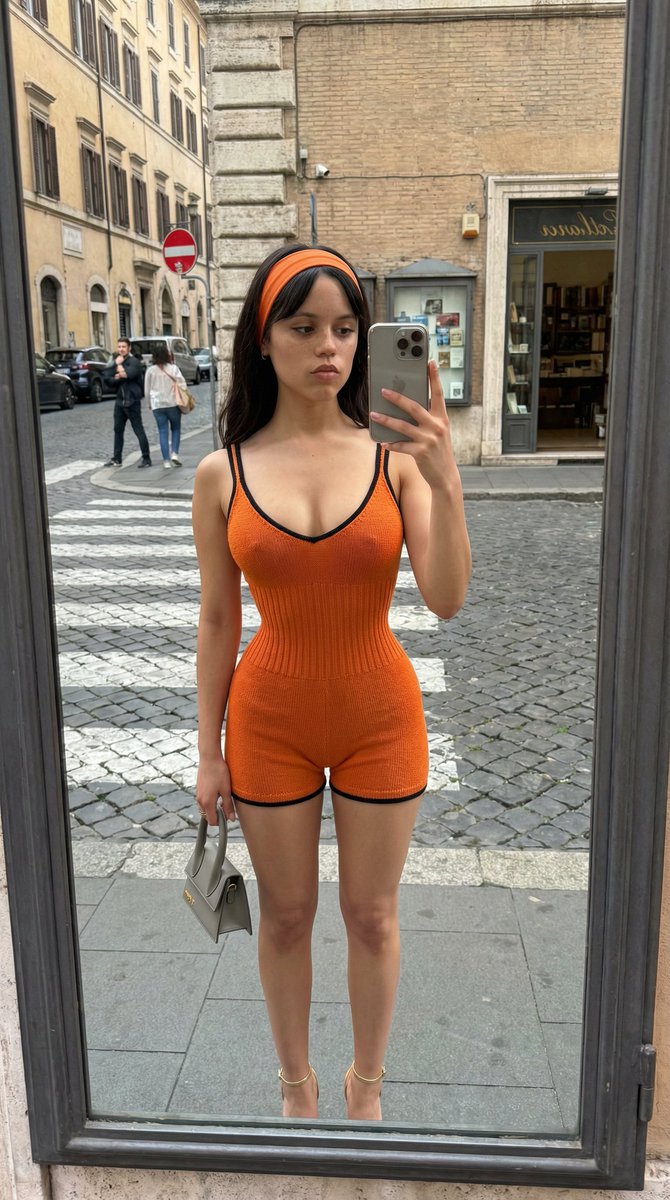 Extreme Hourglass Street Style Mirror Selfie Prompt — example 3