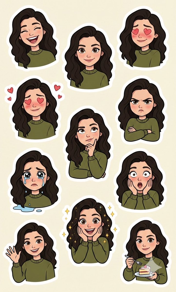 Pixar Sticker Sheet Generation Prompt — example 2