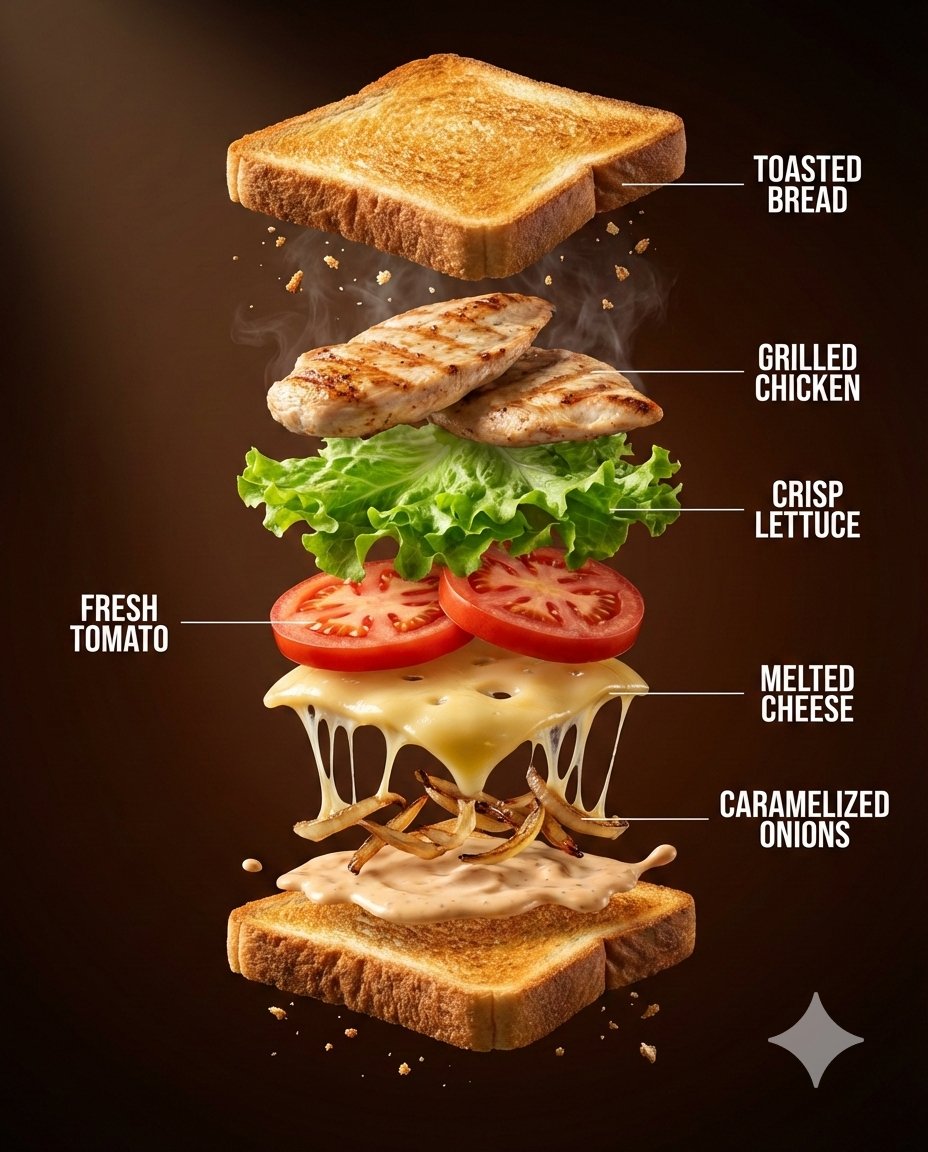 Ultra-Realistic Luxury Fast-Food Ad Shot — example 3