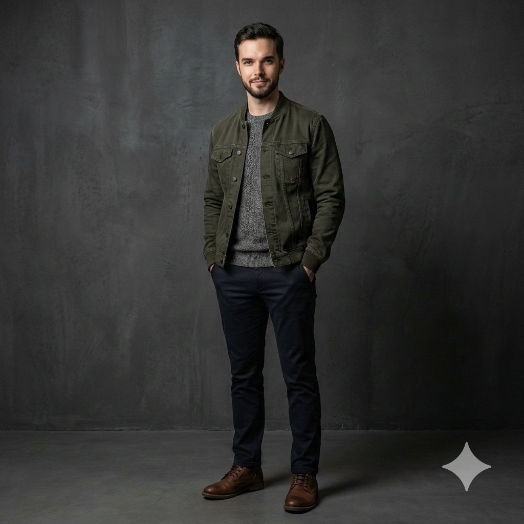 Photorealistic Studio Portrait with Identity Preservation — example 1