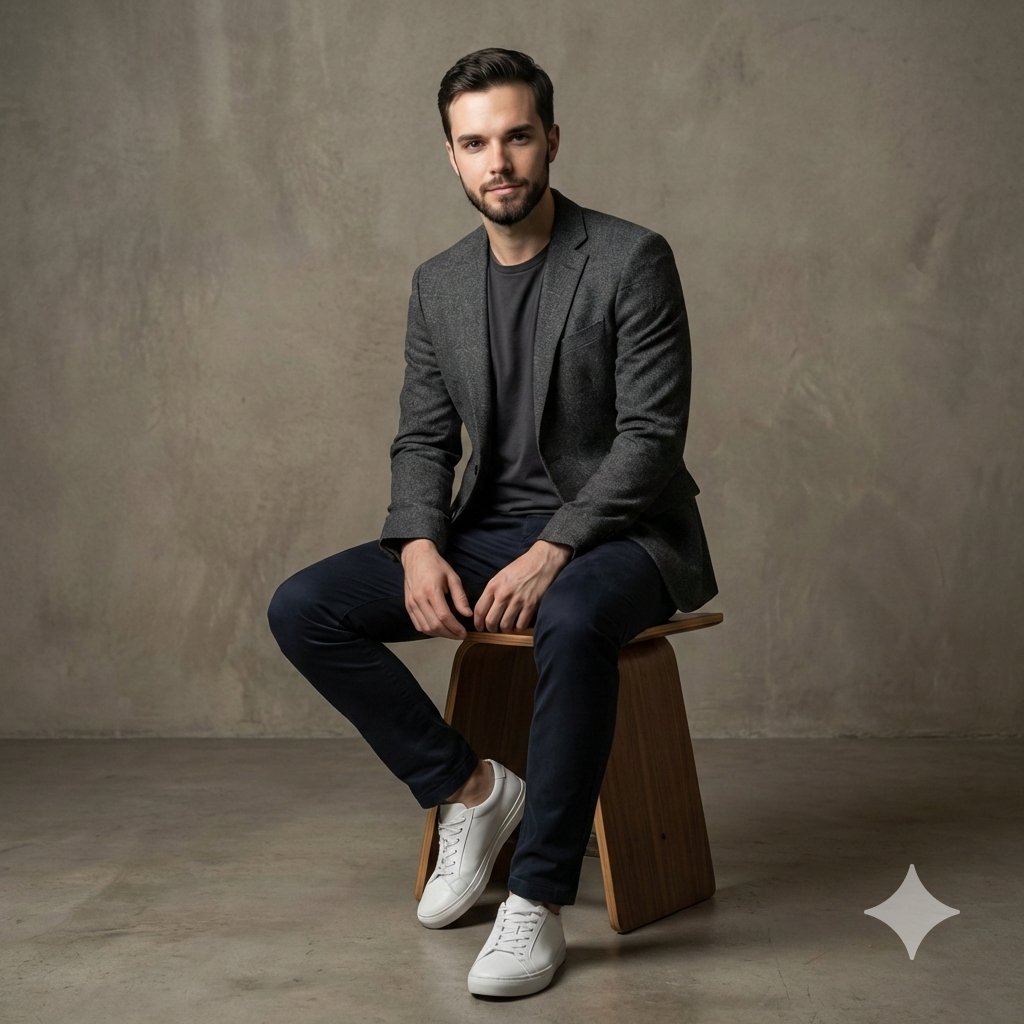 Photorealistic Studio Portrait with Identity Preservation — example 2