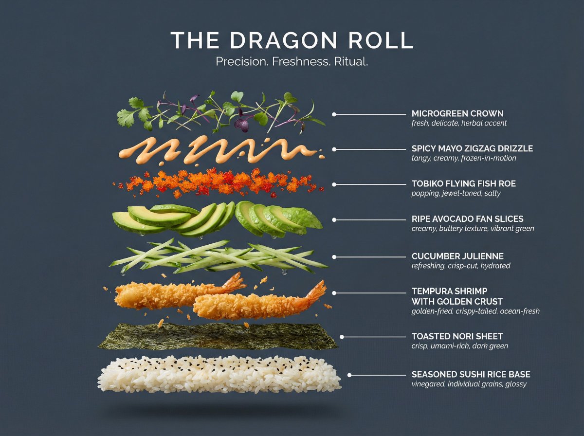 Hyperrealistic Exploded Ingredient Stack Diagram — example 2