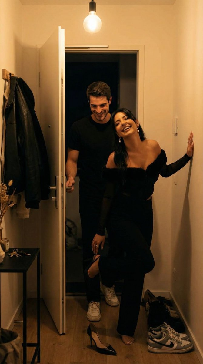 Ultra-Photoreal Candid Home Entry Night Scene Prompt — example 1