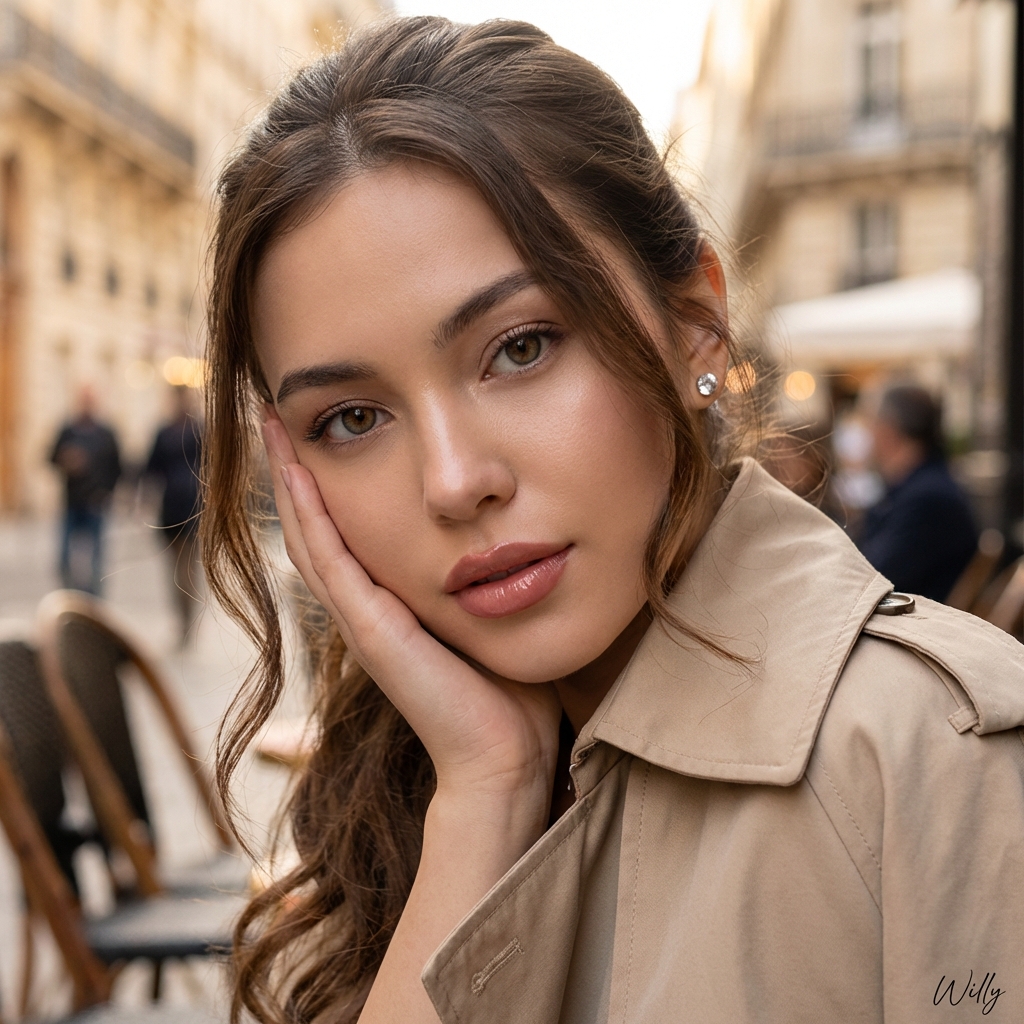 Intimate Eurasian Woman Portrait Prompt — example 1