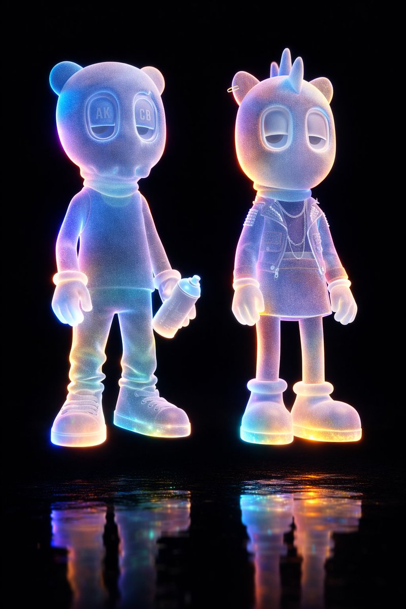 Holographic Character Generation Prompt — example 1