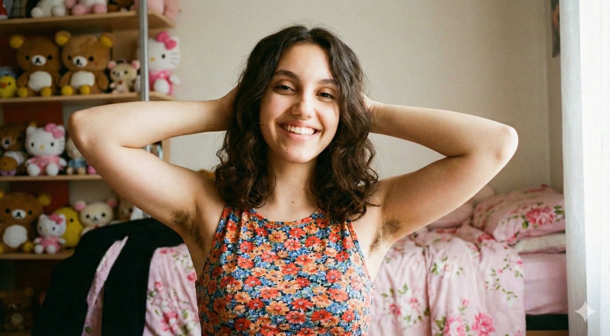 Photorealistic Portrait Promoting Body Positivity — example 1