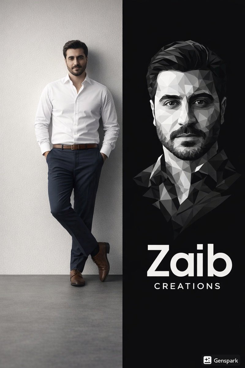 Vertical Split-Screen Branding Composition — example 2