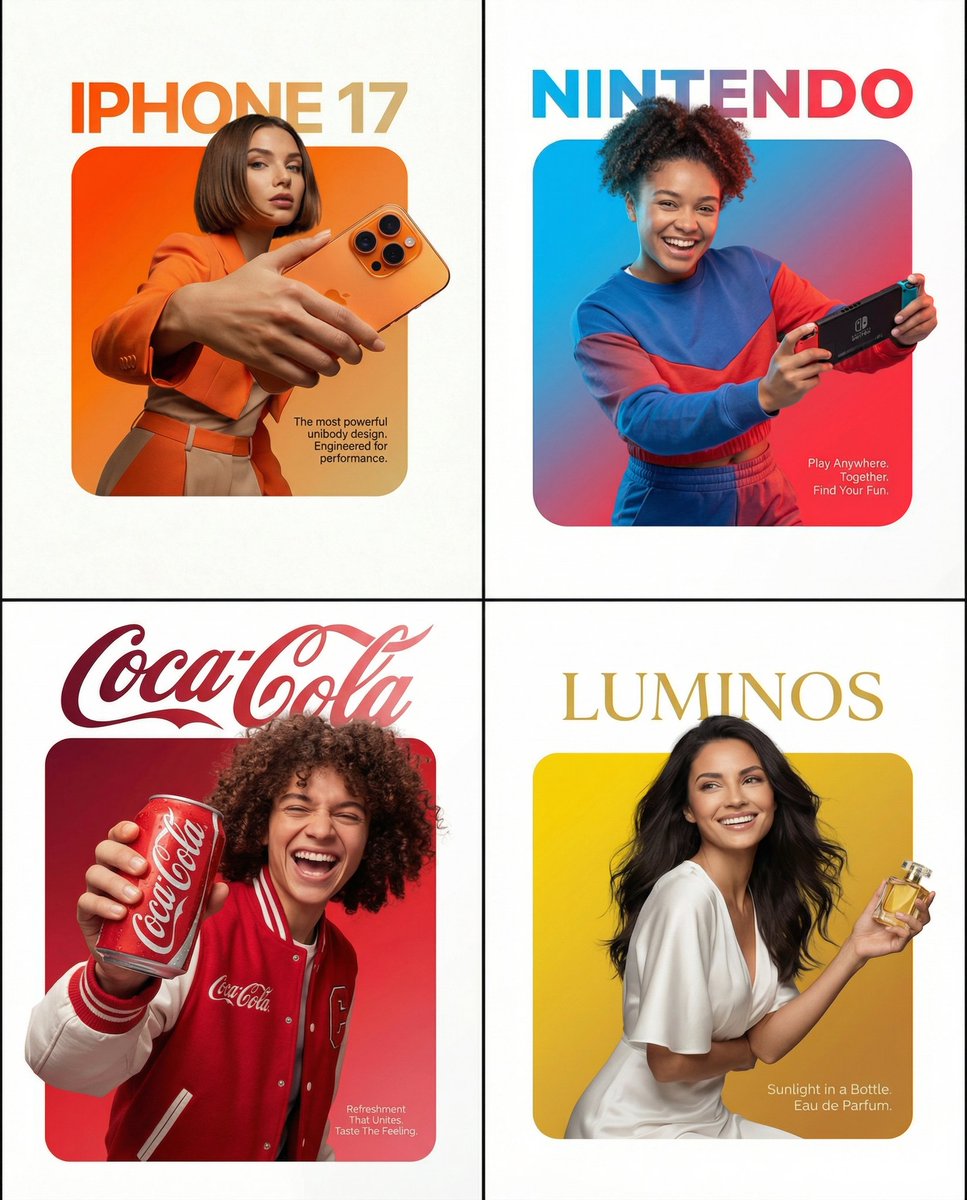 Graphic Design Product Ad with Breakout Effect Prompt