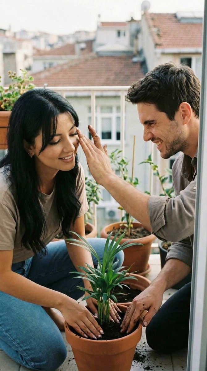 Candid Photoreal Plant Planting Scene Prompt — example 1