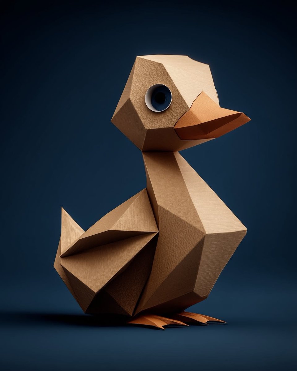 Collection of Low-Poly Origami Animals — example 1