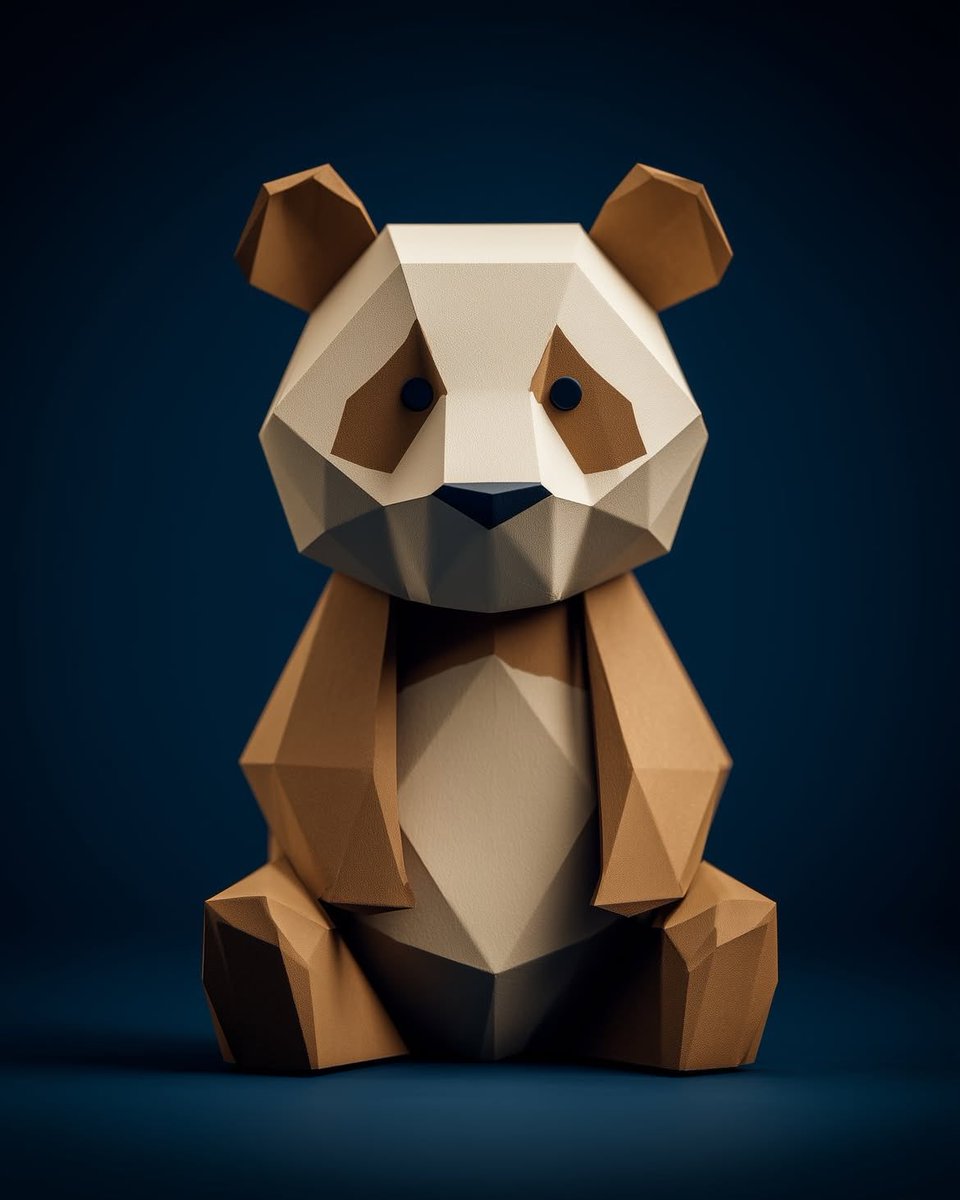 Collection of Low-Poly Origami Animals — example 2