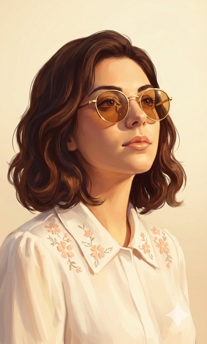 Painterly Portrait in Golden Hour Light — example 1