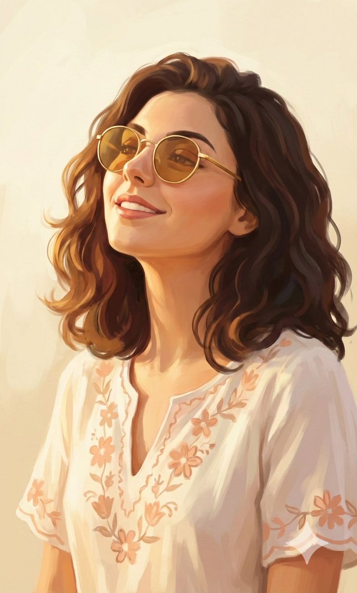 Painterly Portrait in Golden Hour Light — example 2