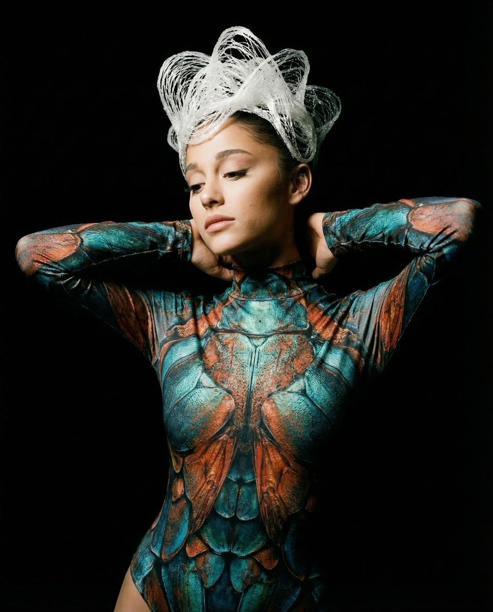 Hyper-Realistic Avant-Garde Fashion Portrait: Cellular Elegance — example 1