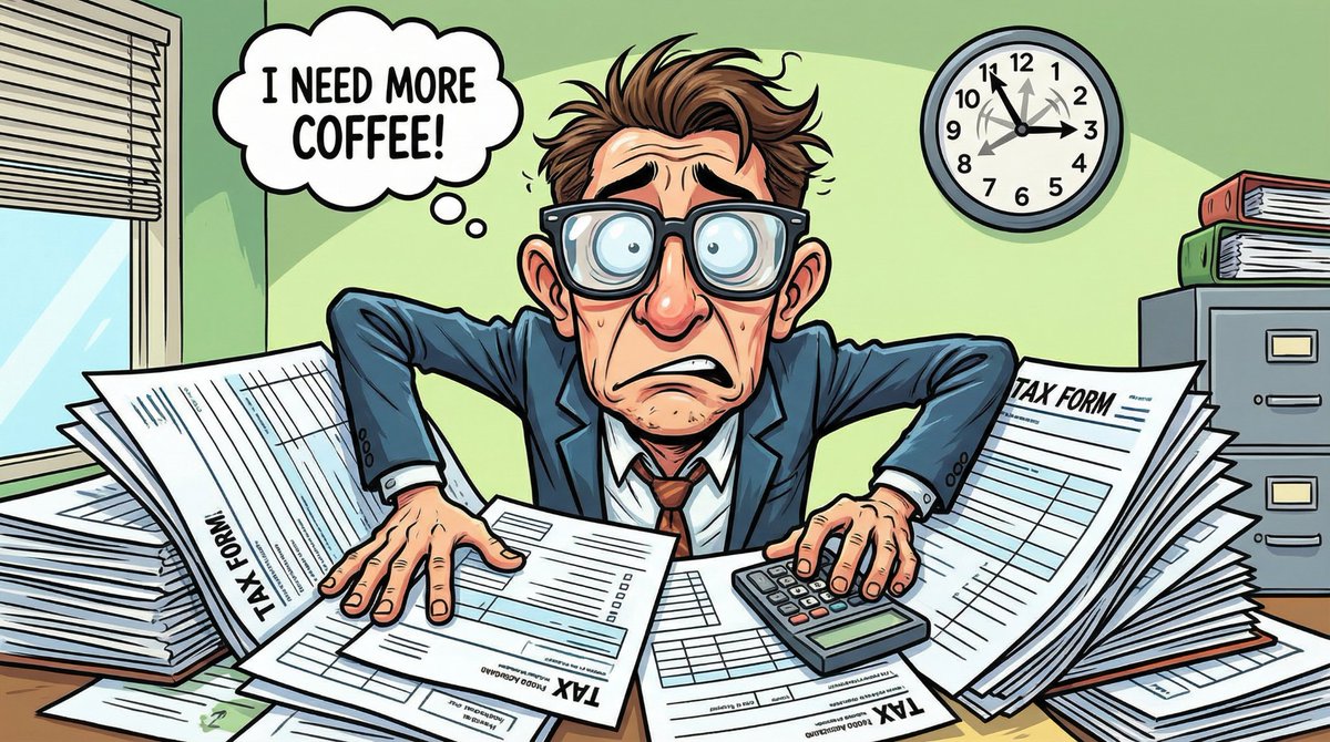 Humorous Caricature of a Professional — example 1