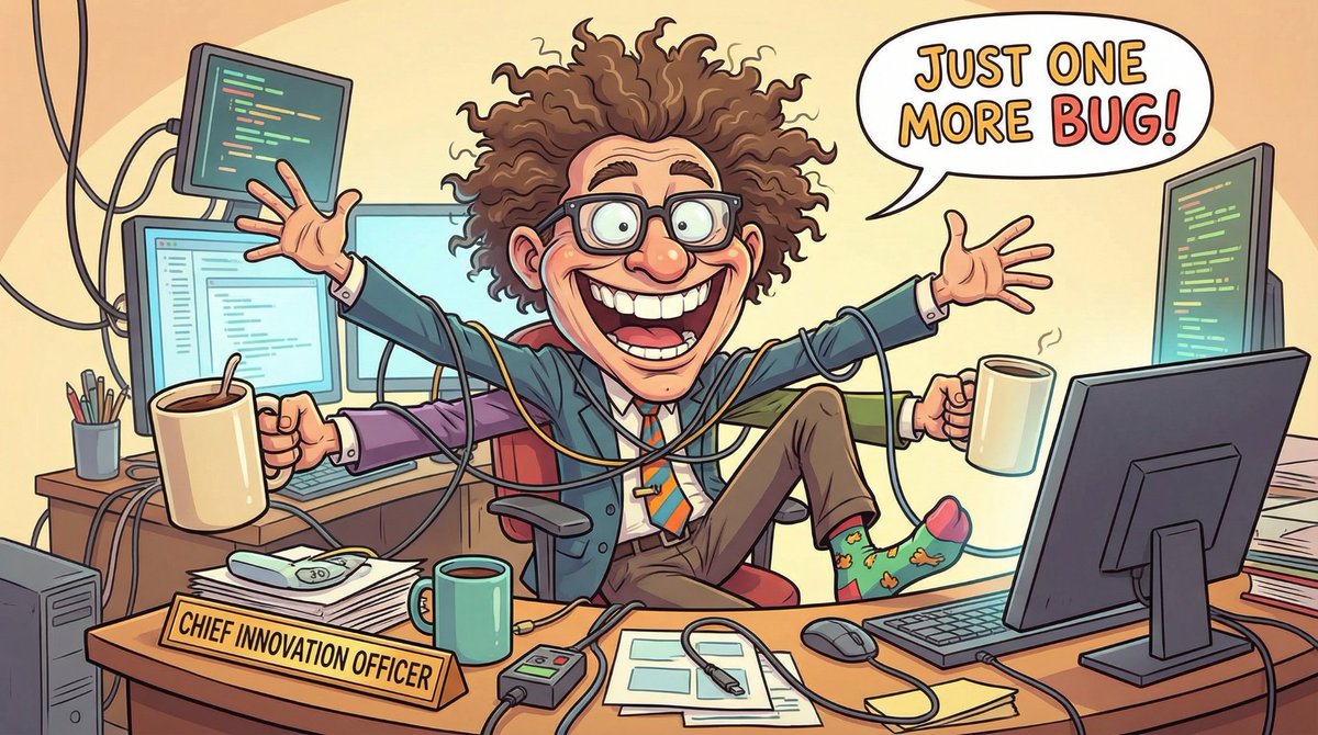 Humorous Caricature of a Professional — example 3
