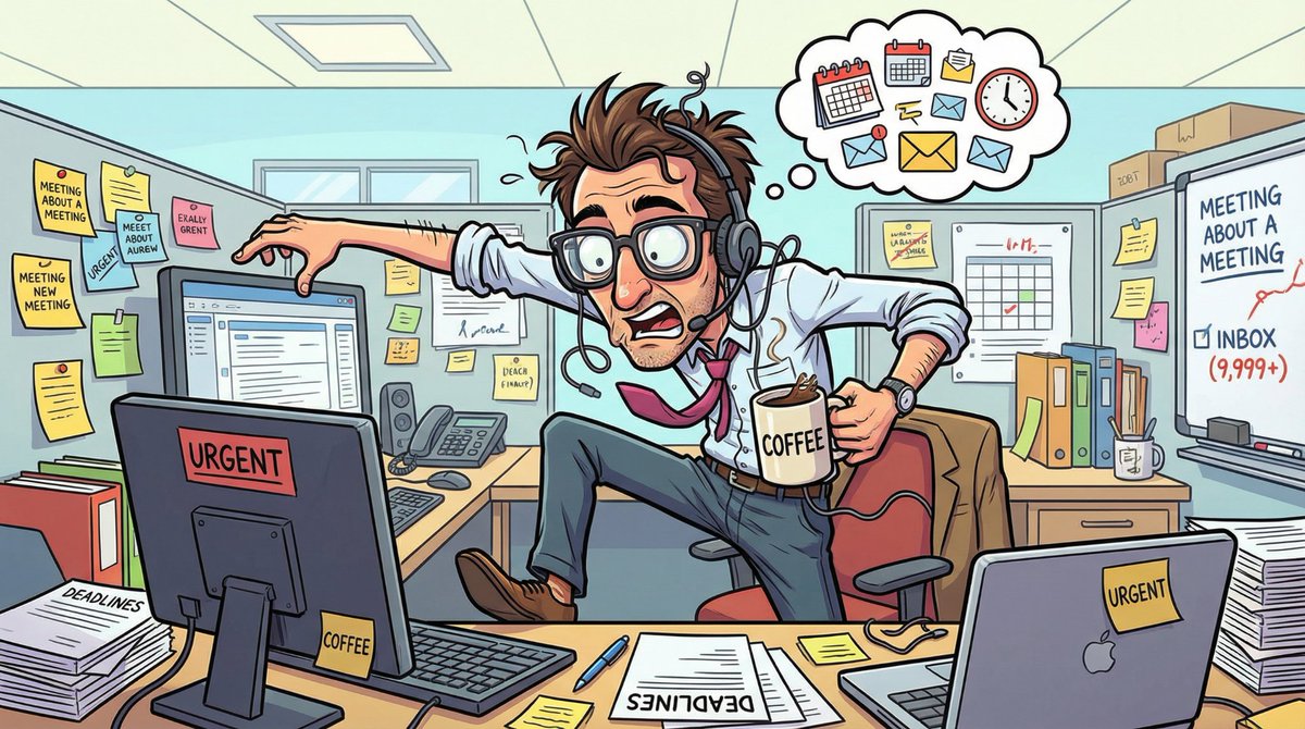Humorous Caricature of a Professional — example 4