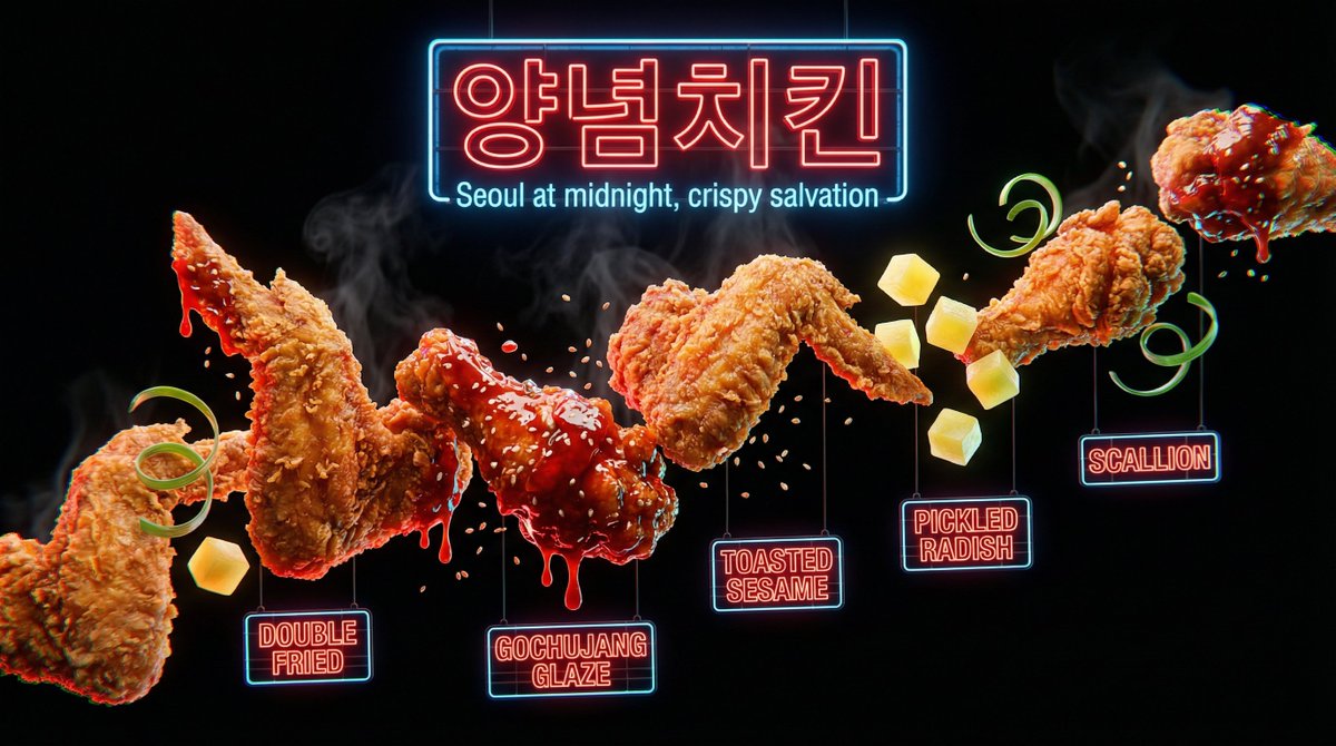 Neon Night Market Food Photography — example 2
