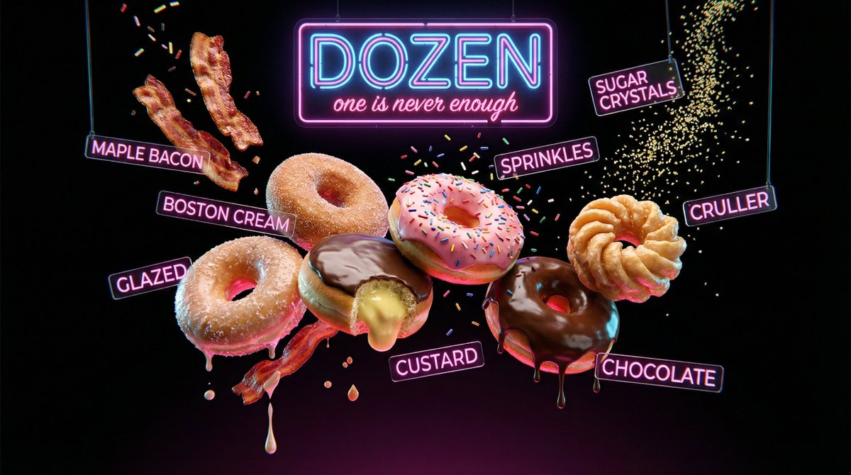 Neon Night Market Food Photography — example 3