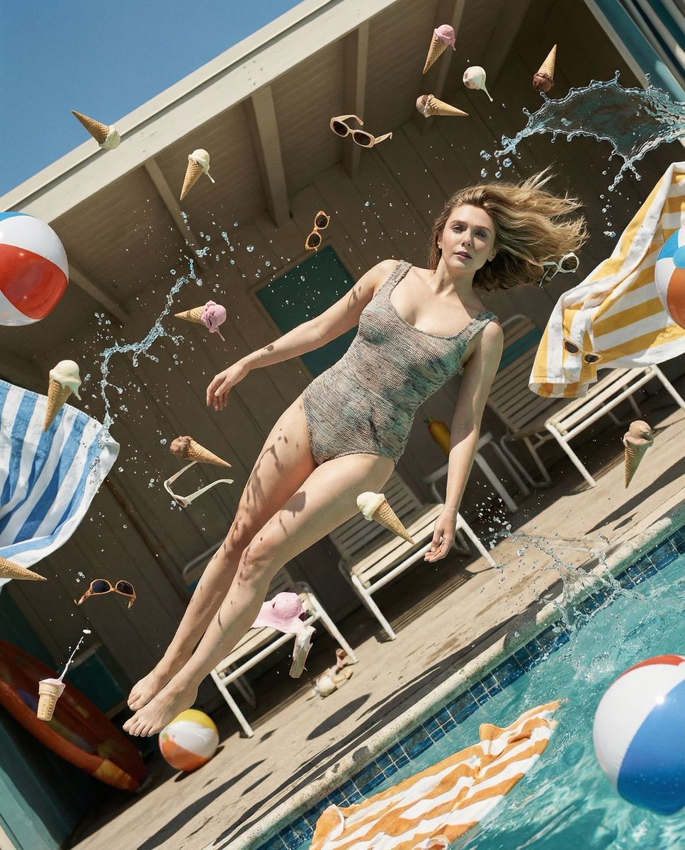 Surreal Zero-Gravity Explosion Portrait — example 2