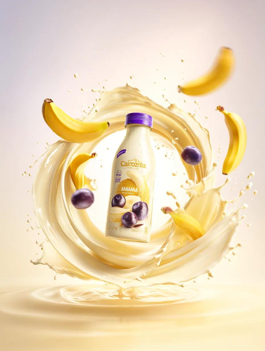 Banana Milk Commercial Ad — example 1