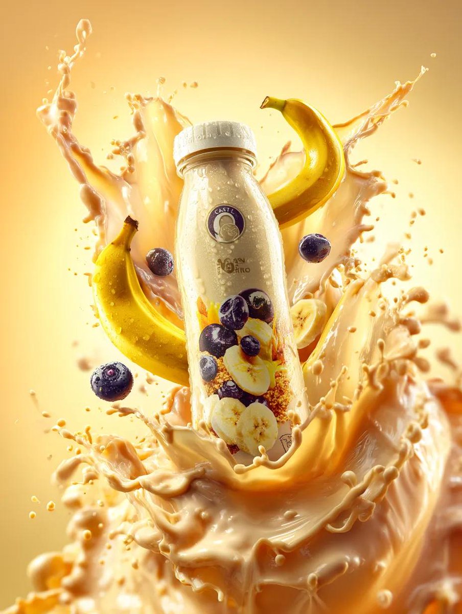 Banana Milk Commercial Ad — example 2