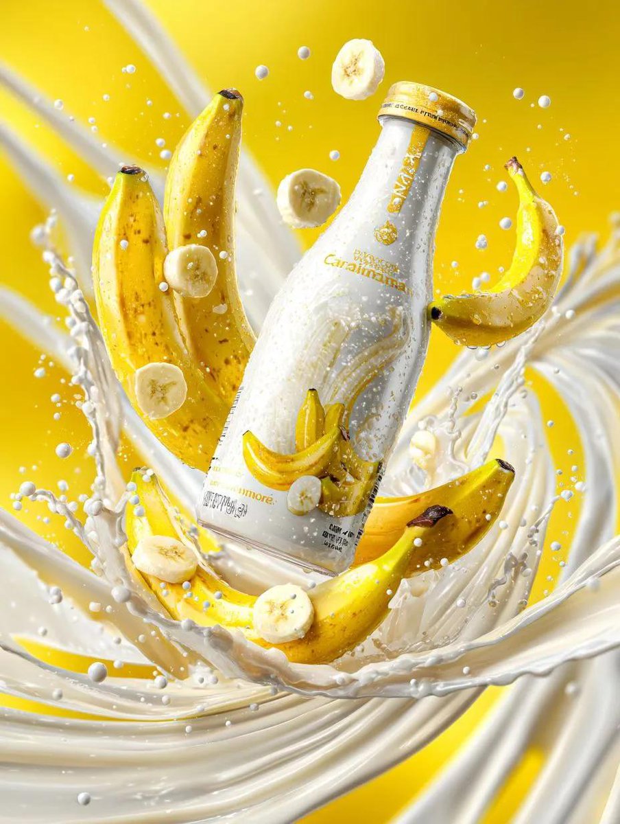 Banana Milk Commercial Ad — example 3